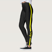 Thin Yellow Line Dispatcher Wife Leggings (Links)