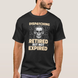 Thin Yellow Line Gepensioneerde politie - Noodgoud T-shirt