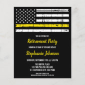 Thin Yellow Line Police 911 Verzender Retirement (Voorkant)