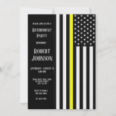 Thin Yellow Line Retirement Kaart (Voorkant)