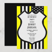 Thin Yellow Line Retirement Kaart (Voorkant / Achterkant)