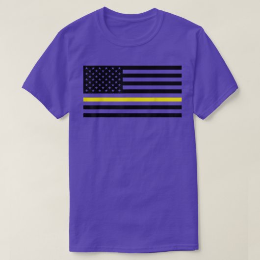Thin Yellow Line, Security Guards, Truck Drivers S T-shirt (Design voorkant)