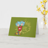 Thing één Thing twee Happy Things-Giving! Kaart (Gele Bloem)