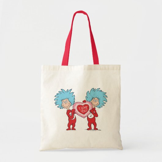 Thing één Thing twee Ik hou van jou Tote Bag (Voorkant)