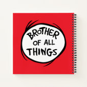 Thing One Thing Two - Broer van alle dingen Notitieboek (Achterkant)