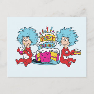 Thing One Thing Two Feest Dingen Briefkaart