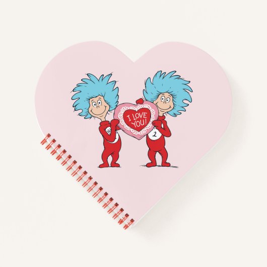 Thing One Thing Two Ik hou van jou Notitieboek (Voorkant)