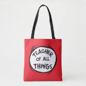 Thing One Thing Two - Leraar van alle Dingen Tote Bag (Voorkant)
