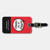 Thing One Thing Two - Moeder van alle Dingen Bagagelabel (Voorkant horizontaal)