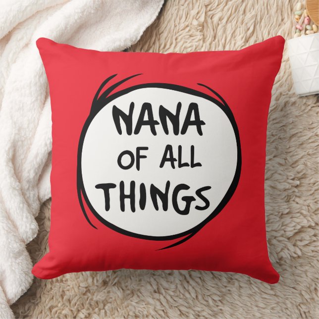 Thing One Thing Two - Nana van alle Dingen Kussen (Deken)