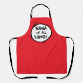 Thing One Thing Two - Nana van alle Dingen Schort (Voorkant)
