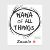 Thing One Thing Two - Nana van alle Dingen Sticker (Vel)