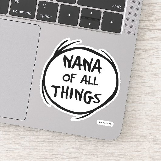 Thing One Thing Two - Nana van alle Dingen Sticker (Detail)