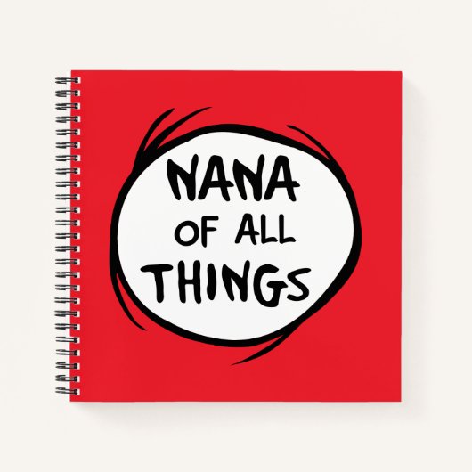 Thing One Thing Two - Nana van alles Notitieboek (Voorkant)