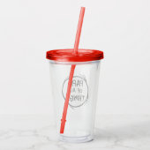 Thing One Thing Two - Papa van alle Dingen Acryl Drinkbeker (Achterkant)