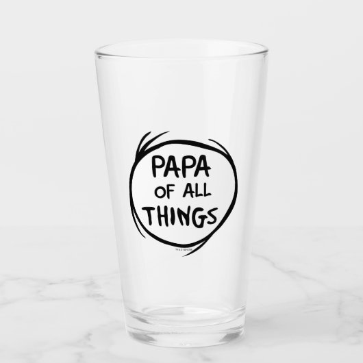 Thing One Thing Two - Papa van alle Dingen Glas (Voorkant)