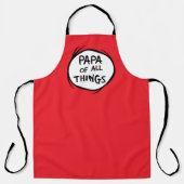 Thing One Thing Two - Papa van alle Dingen Schort (Voorkant)