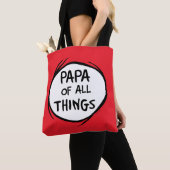 Thing One Thing Two - Papa van alle Dingen Tote Bag (Dichtbij)