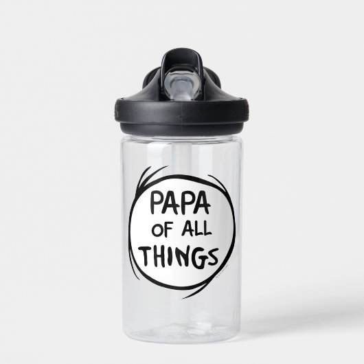 Thing One Thing Two - Papa van alle Dingen Waterfles (Voorkant)