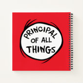 Thing One Thing Two - Principaal van alle Dingen Notitieboek (Achterkant)