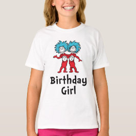 Thing One Thing Two Tweeling Verjaardag | Verjaard T-shirt