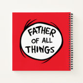 Thing One Thing Two - Vader van alle Dingen Notitieboek (Achterkant)