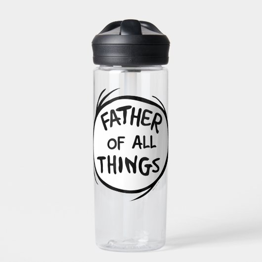 Thing One Thing Two - Vader van alle Dingen Waterfles (Voorkant)