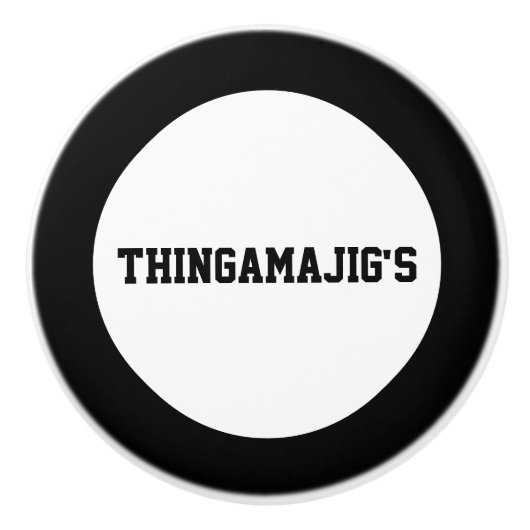 thingamajigs keramische knop (Voorkant)