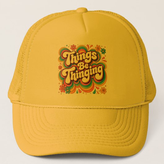 Things Be Thinging Hat Trucker Pet (Voorkant)