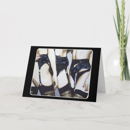 'Things Happen When the Party Winds Down' Schilder Bedankkaart (Voorkant)
