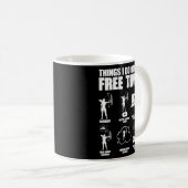 Things I Do in My Free Time Bowhunting Archery Koffiemok (Voorkant rechts)