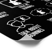 Things I Do In My Spare Time Bunny Rabbit Girls Ki Poster (Hoek)