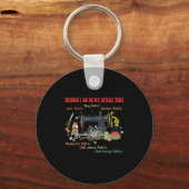 Things I Do In My Spare Time Buy Fabric Sew-fabric Sleutelhanger (Voorkant)