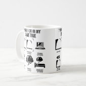 Things I Do In My Spare Time Cliff Diving Koffiemok (Voorkant links)