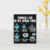 Things I Do In My Spare Time Cruise Cruising Lover Kaart (Gele Bloem)