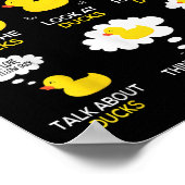 Things I Do In My Spare Time Ducks Love Cute Duck  Poster (Hoek)