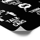 Things I Do In My Spare Time Funny Car Enthusiast  Poster (Hoek)