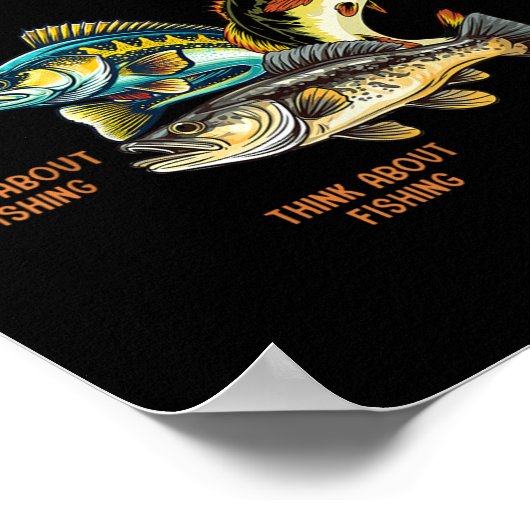 Things I Do In My Spare Time Funny Fishing Things  Poster (Hoek)