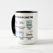 Things I Do In My Spare Time | Funny Gamer Mok (Voorkant links)