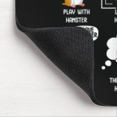 Things I Do In My Spare Time Funny Hamster Pet Lov Muismat (Hoek)