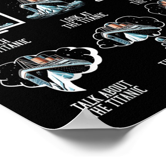 Things I Do In My Spare Time Funny Titanic Poster (Hoek)