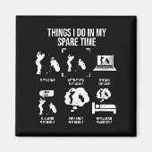 Things I Do In My Spare Time, Golf Player  Magneet (Voorkant)