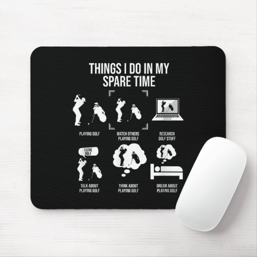 Things I Do In My Spare Time, Golf Player  Muismat (Met muis)