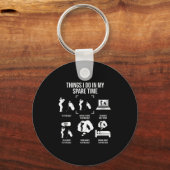 Things I Do In My Spare Time, Golf Player  Sleutelhanger (Voorkant)