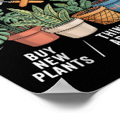 Things I Do In My Spare Time Houseplant Gardening Poster (Hoek)
