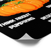 Things I Do In My Spare Time Pumpkin _ Pumpkins Fu Poster (Hoek)
