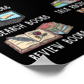 Things I Do In My Spare Time Read Books Buy Books  Poster (Hoek)