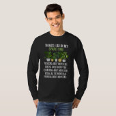 Things I Do Monstera Mom Monstera Monstera Mama T-shirt (Voorkant volledig)