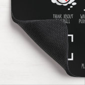 Things I Do Spare Time Baseball Funny Player Men W Muismat (Hoek)