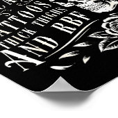 Things I Have Going For Me Sarcasm Tattoo Thick Th Poster (Hoek)